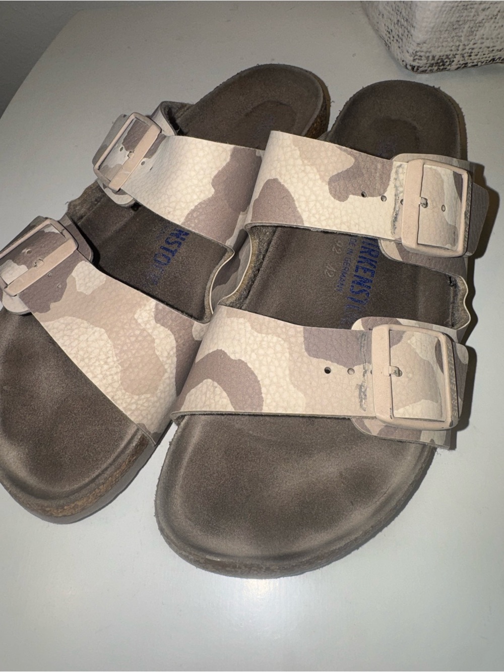 Birkenstock Suede Footbed Insole in Brown